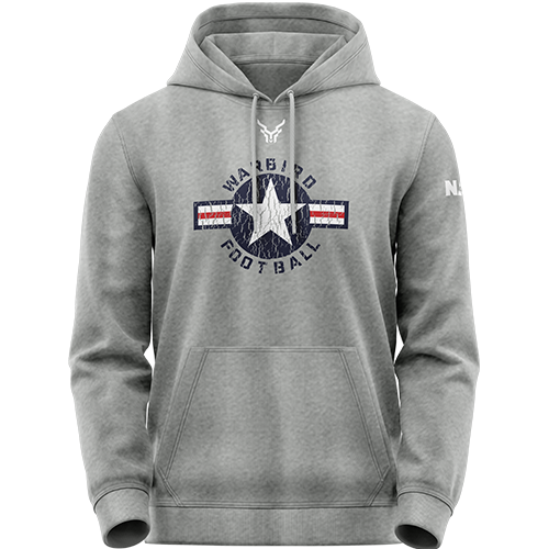 Amarillo Warbirds | Distressed Football Hoodie