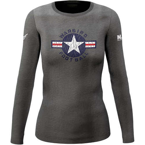 Amarillo Warbirds | Women's Distressed L/S Tee