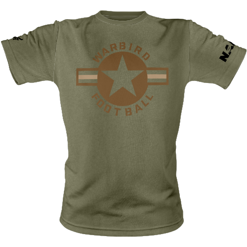 Amarillo Warbirds | Men's Defender Edition OD Green T-Shirt