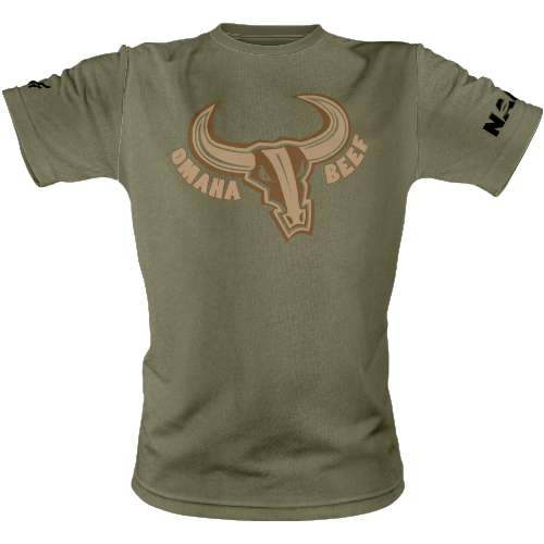 Omaha Beef | Men's Defenders Editions OD Green T-Shirt