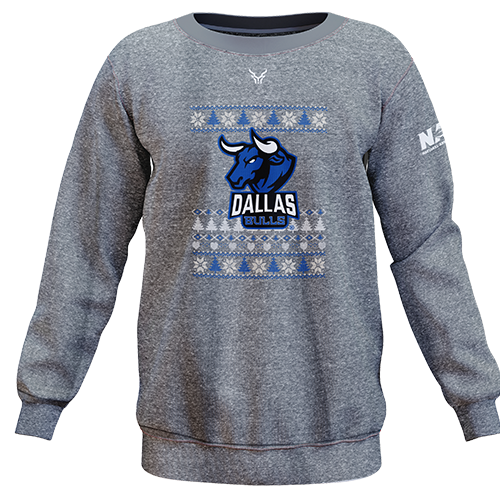 Dallas Bulls | Ugly Christmas Sweater Crewneck
