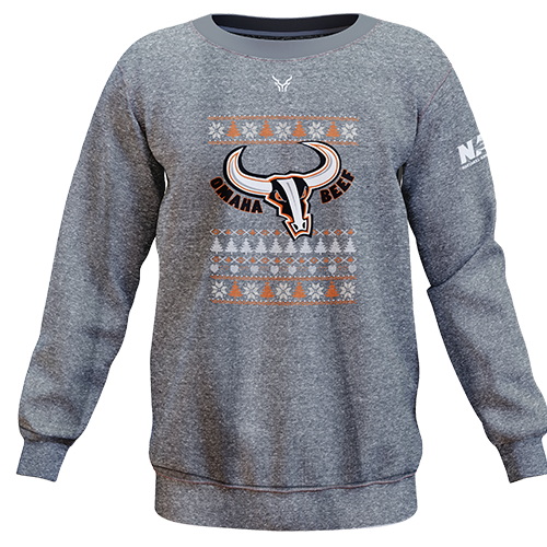 Omaha Beef | Ugly Christmas Sweater Crewneck