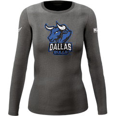 Dallas Bulls | Women's Distressed L/S Tee