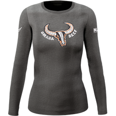 Omaha Beef | Women's Distressed L/S Tee