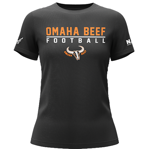 Omaha Beef | Women's Classic Football T-Shirt