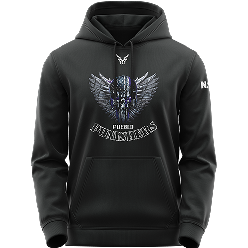 Pueblo Punishers | Distressed Football Hoodie