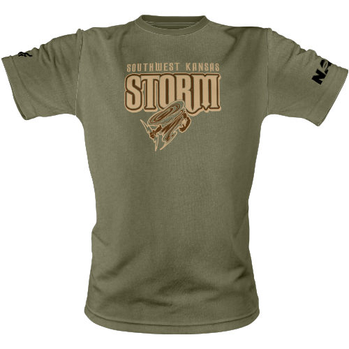 Southwest Kansas Storm | Men's Defender Edition BD Green T-Shirt
