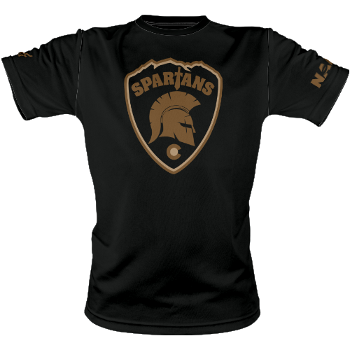 Colorado Spartans | Men's Defender Edition Black T-Shirt