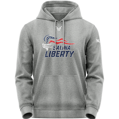 Salina Liberty | Distressed Football Hoodie